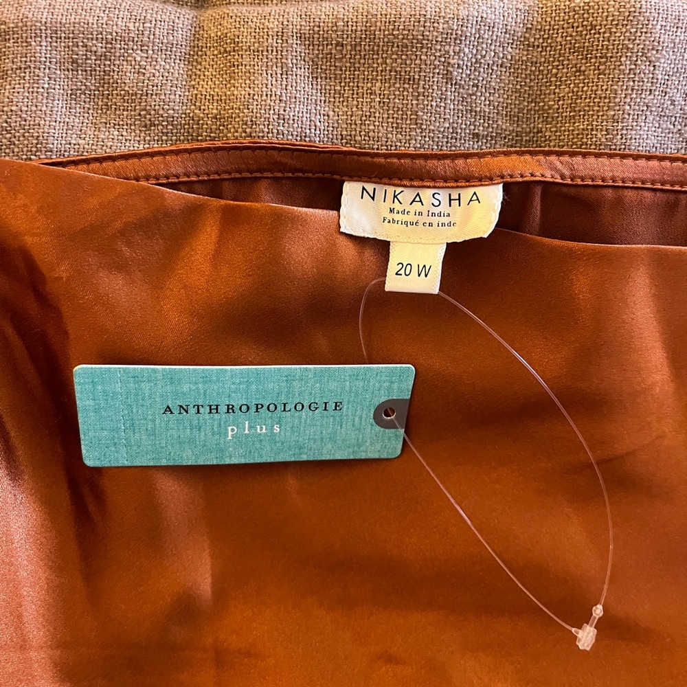 Anthropologie Nikasha Copper Slip Dress - Picture 2 of 6